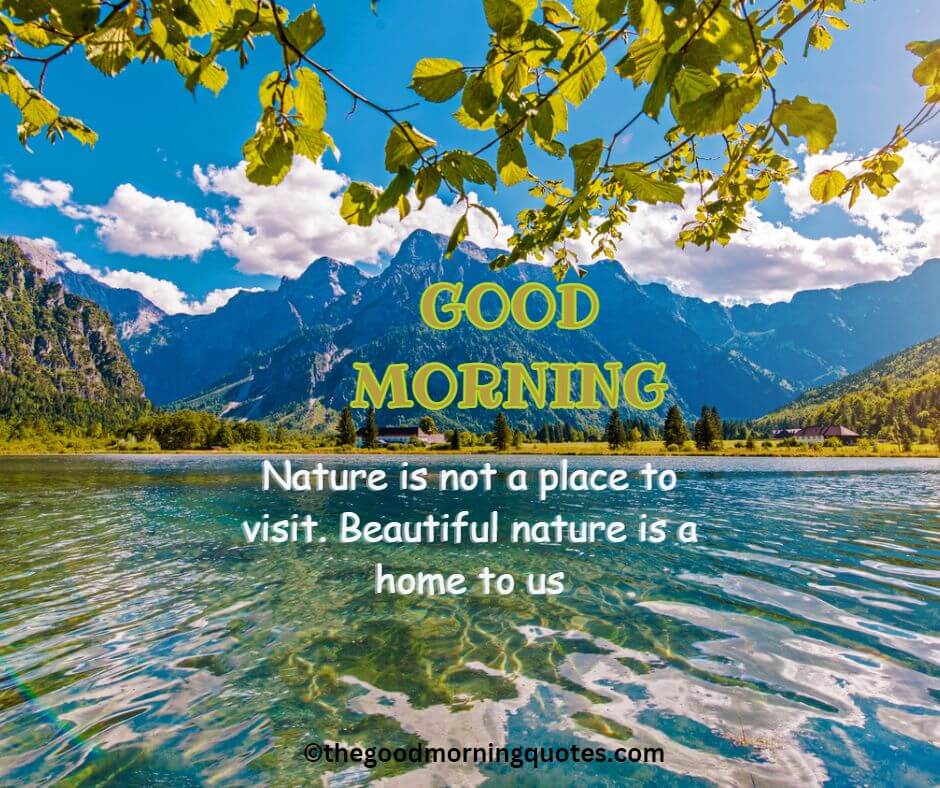 Good Morning Nature Quotes