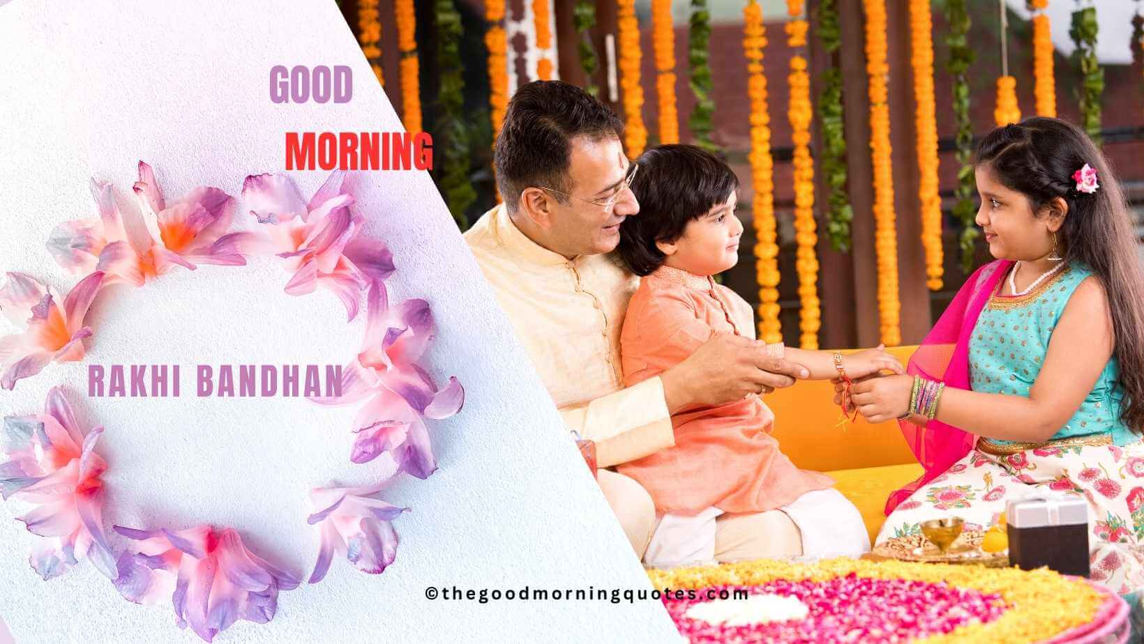 Good Morning Happy Raksha Bandhan Quotes in Hindi