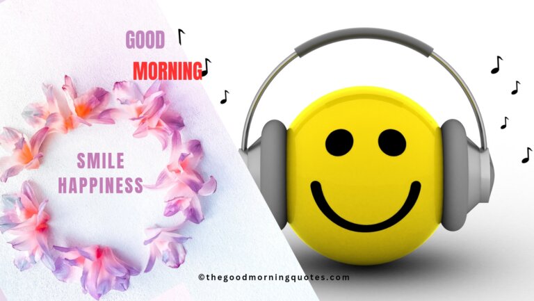 Smile Happiness Good Morning Quotes in Hindi