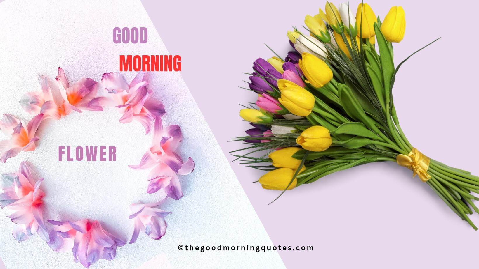 Good Morning Hindi Flower Images
