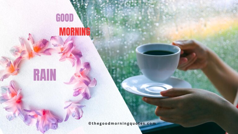 Good Morning Rain Quotes with Images