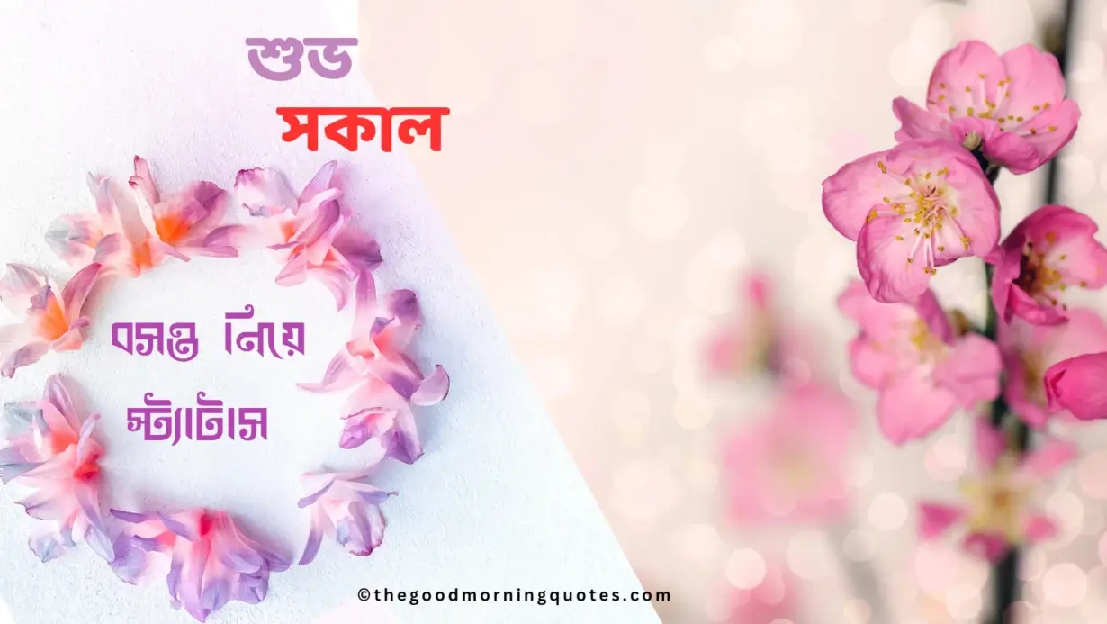 ১০০ + বসন্ত নিয়ে স্ট্যাটাস ২০২৬ : Best Spring Quotes 2026